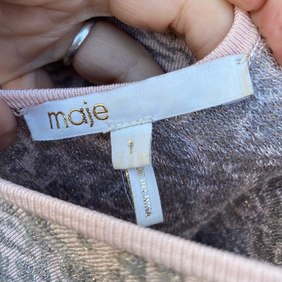 Vintage Maje Roses Skater Dress - Picture 3 of 5